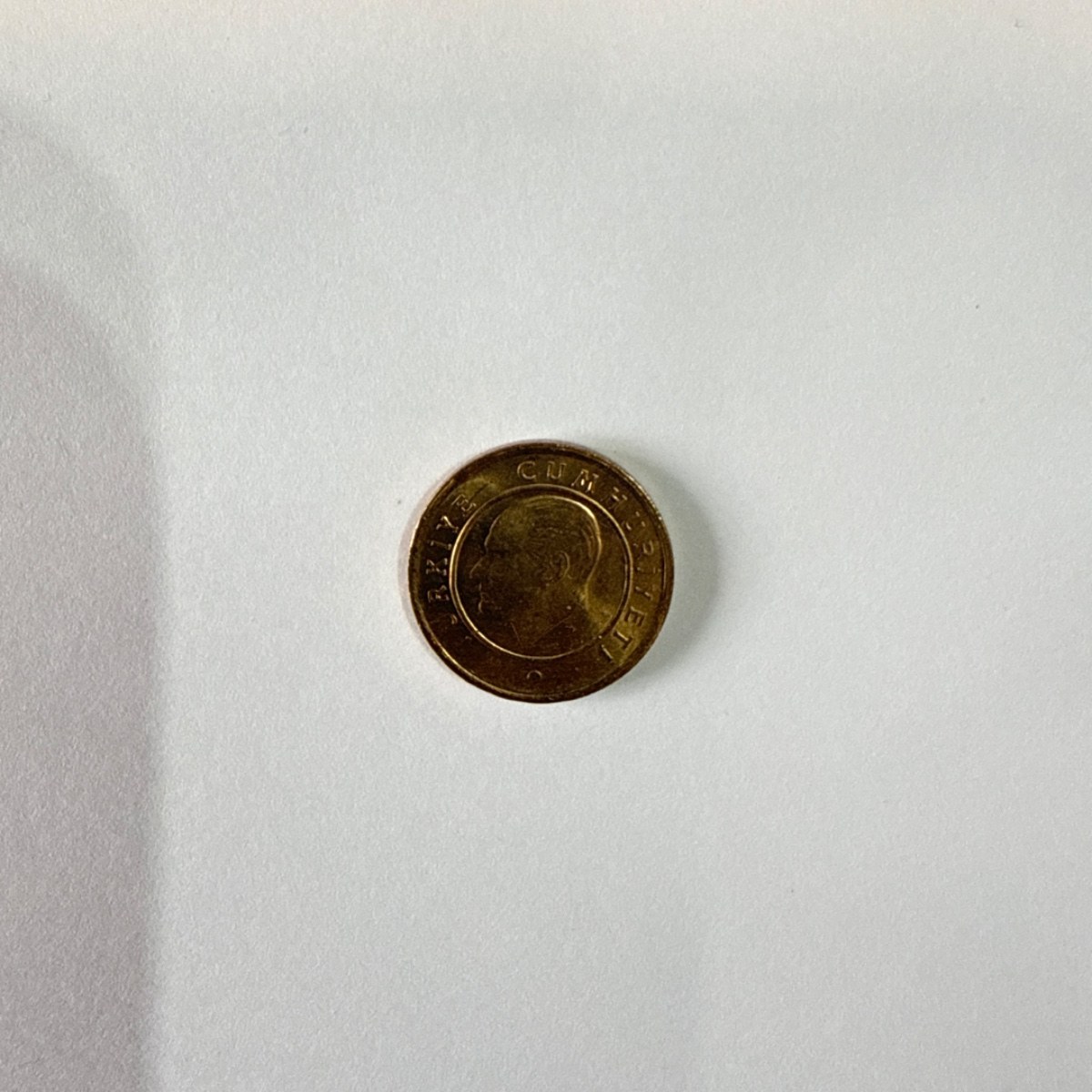 Reverso de 1 Kurus, 2015