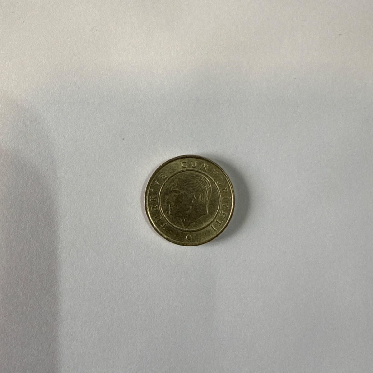 Reverso de 10 Kurus, 2016