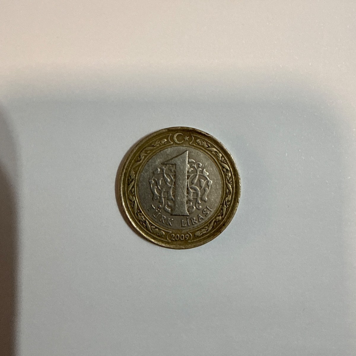 Anverso de 1 Lira, 2009, Turquía · República de Turquía
