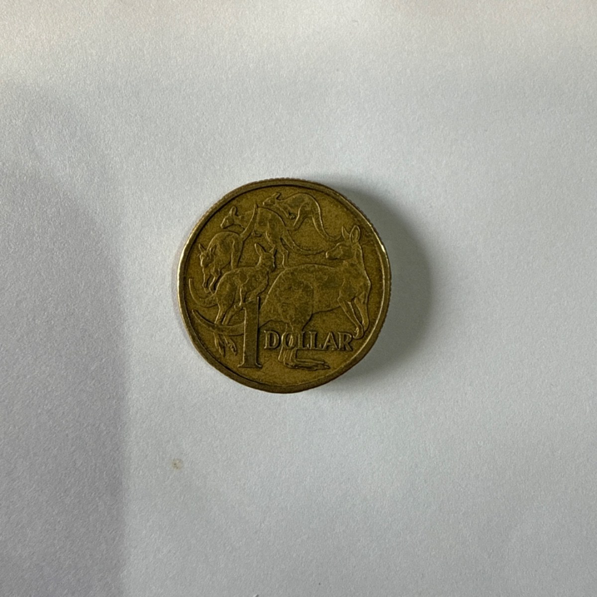 Anverso de 1 Dólar, 1984, Australia · Reina Isabel II