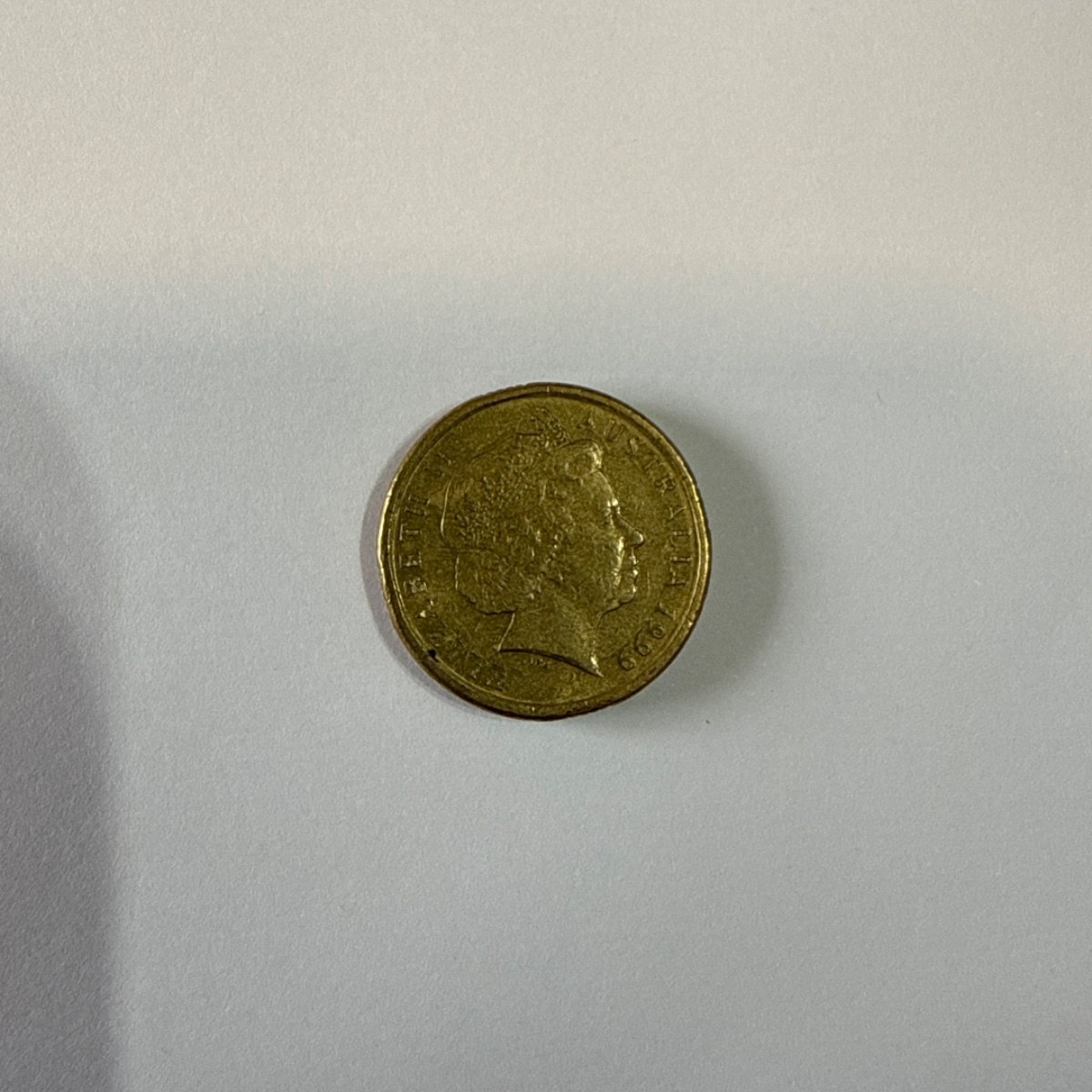 Reverso de 2 Dolares, 1999, Australia · Reina Isabel II