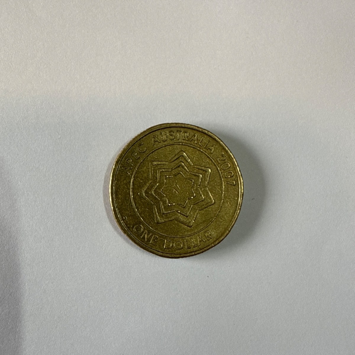 Anverso de 1 Dolar, 2007, Australia · Reina Isabel II