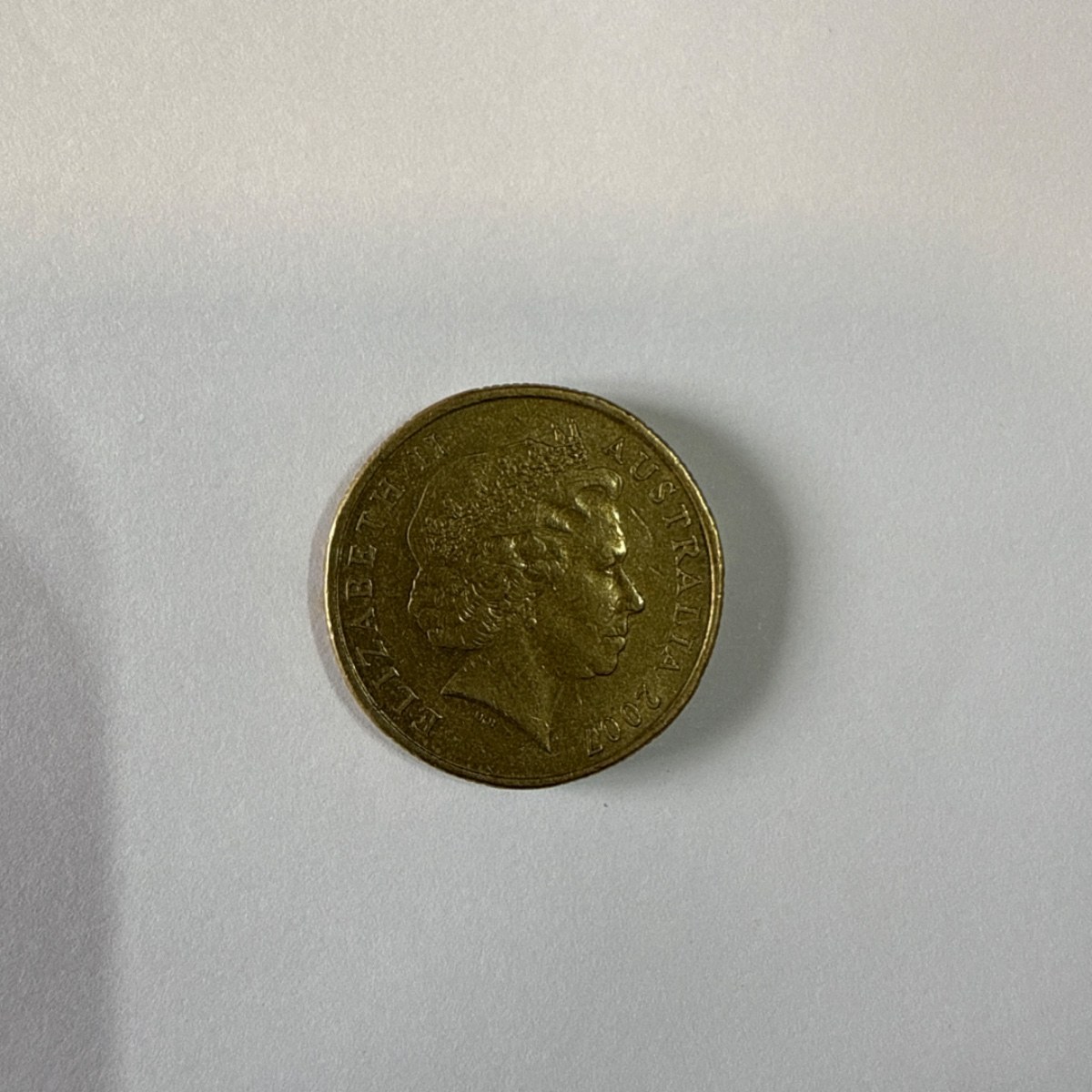 Reverso de 1 Dolar, 2007, Australia · Reina Isabel II