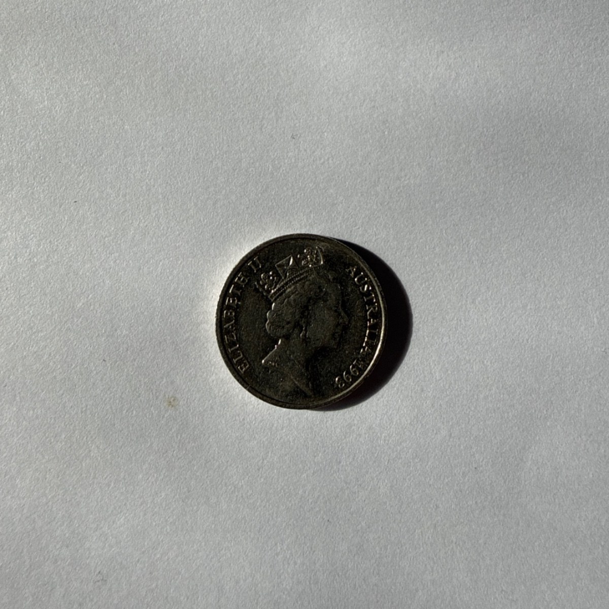 Reverso de 5 Centavos, 1980, Australia · Reina Isabel II