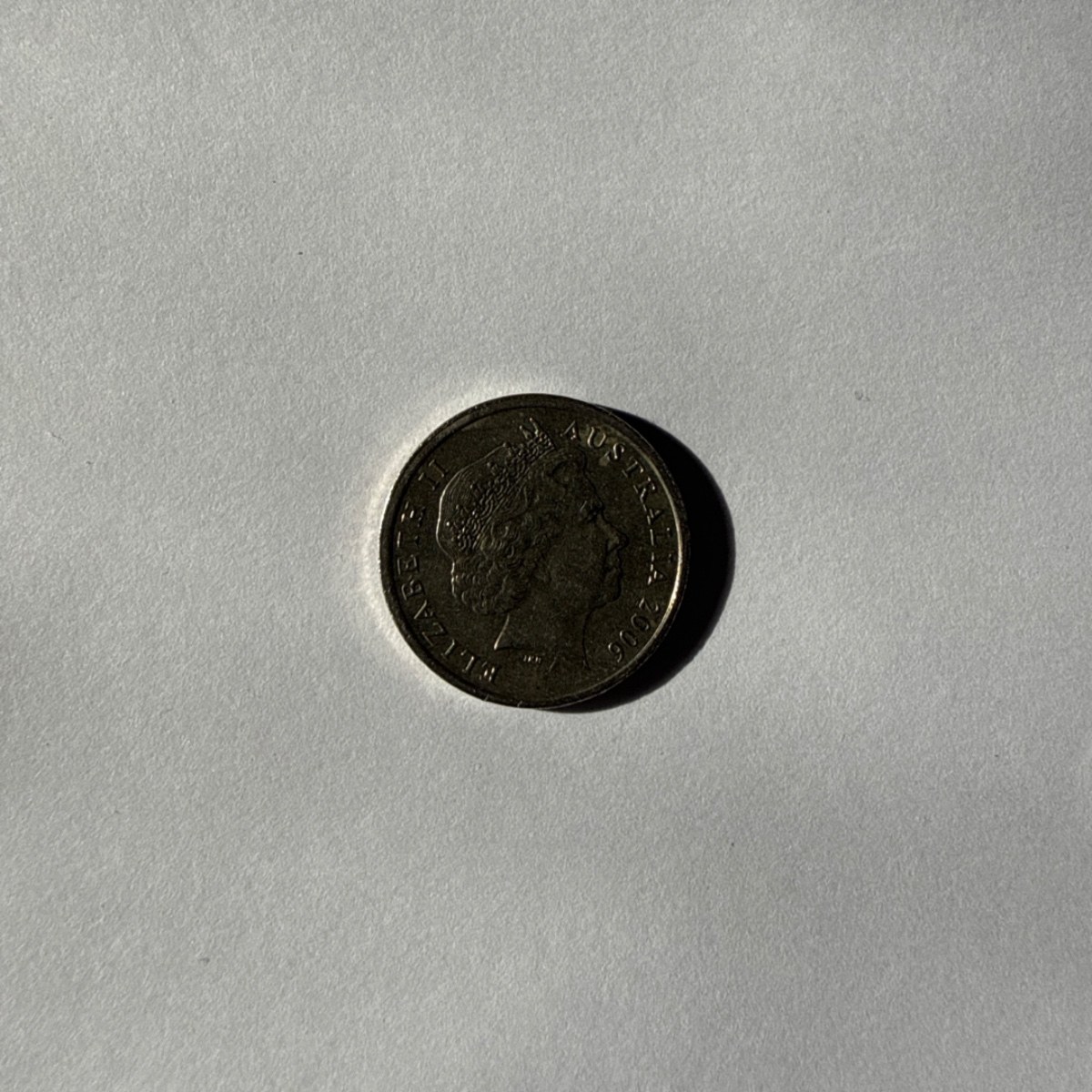 Reverso de 5 Centavos, 2006, Australia · Reina Isabel II