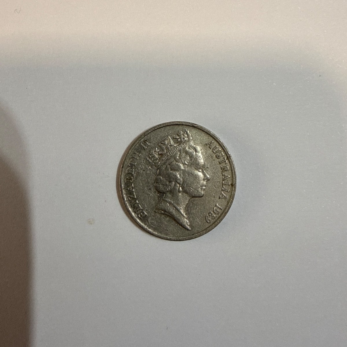 Reverso de 10 Centavos, 1989