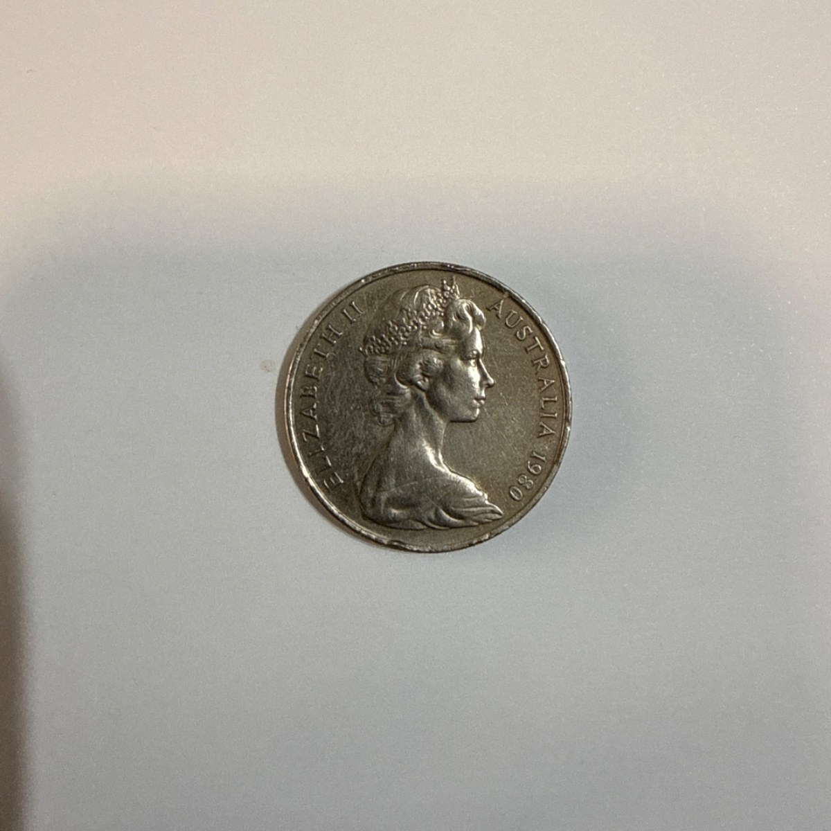 Reverso de 20 Centavos, 1980