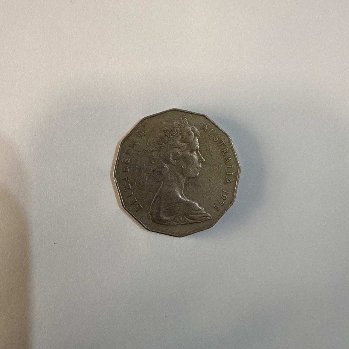 Reverso de 50 Centavos, 1975