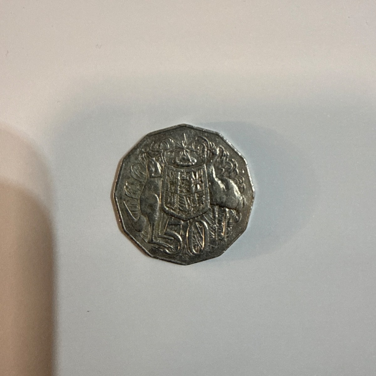 Anverso de 50 Centavos, 1996