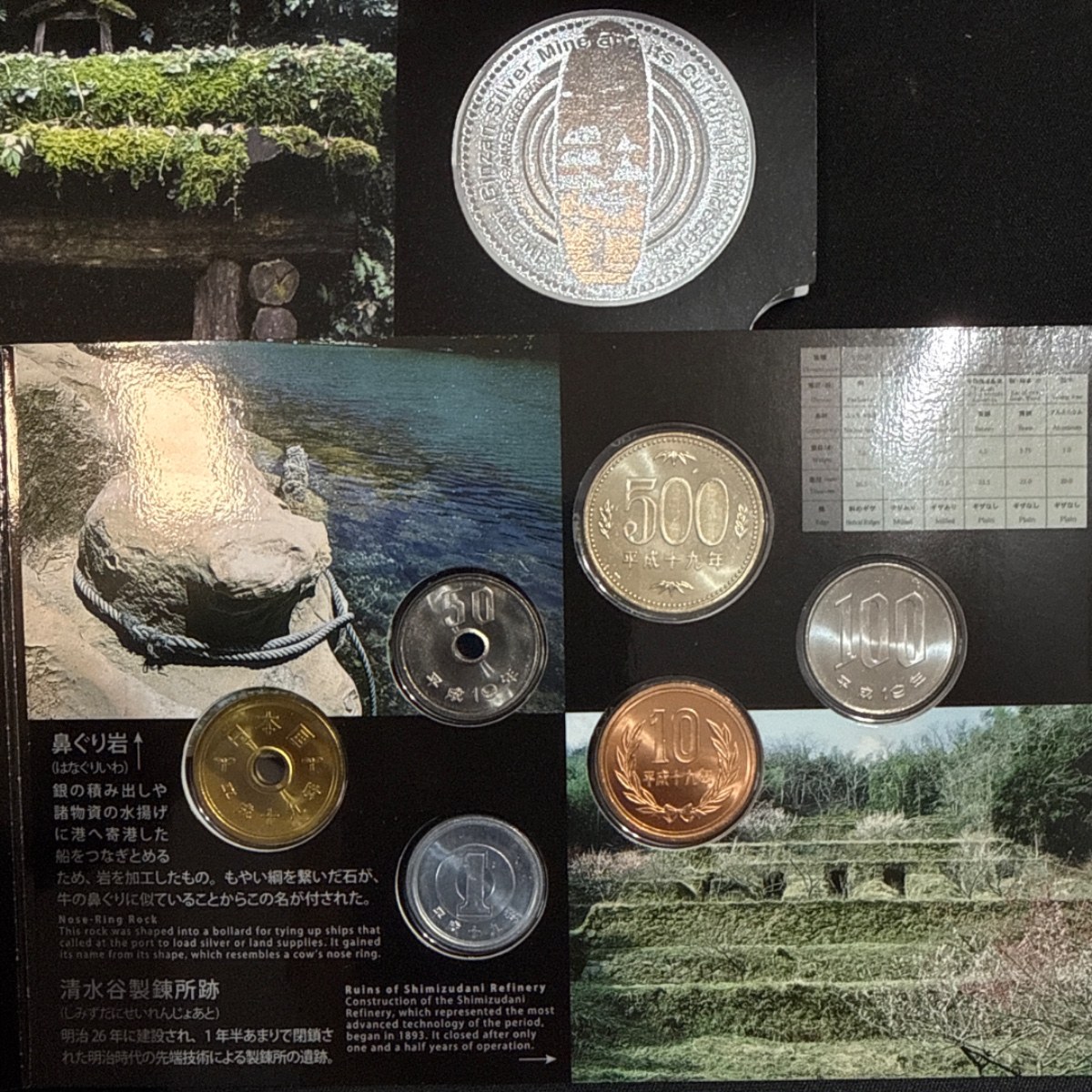Reverso de Set “World Cultural Heritage Coin Set”, 2007