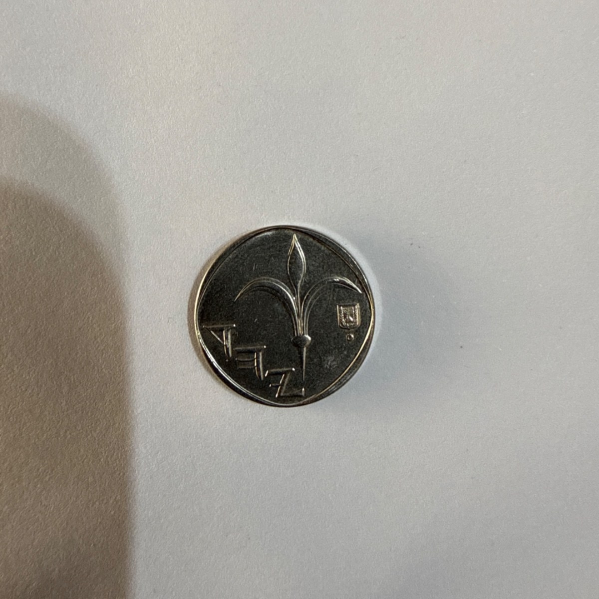 Reverso de 1 Nuevo Shekel, 1988