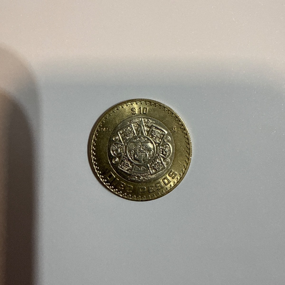 Anverso de 10 Pesos, 2025, Méjico · EE.UU. Mejicanos 1992 - 2025
