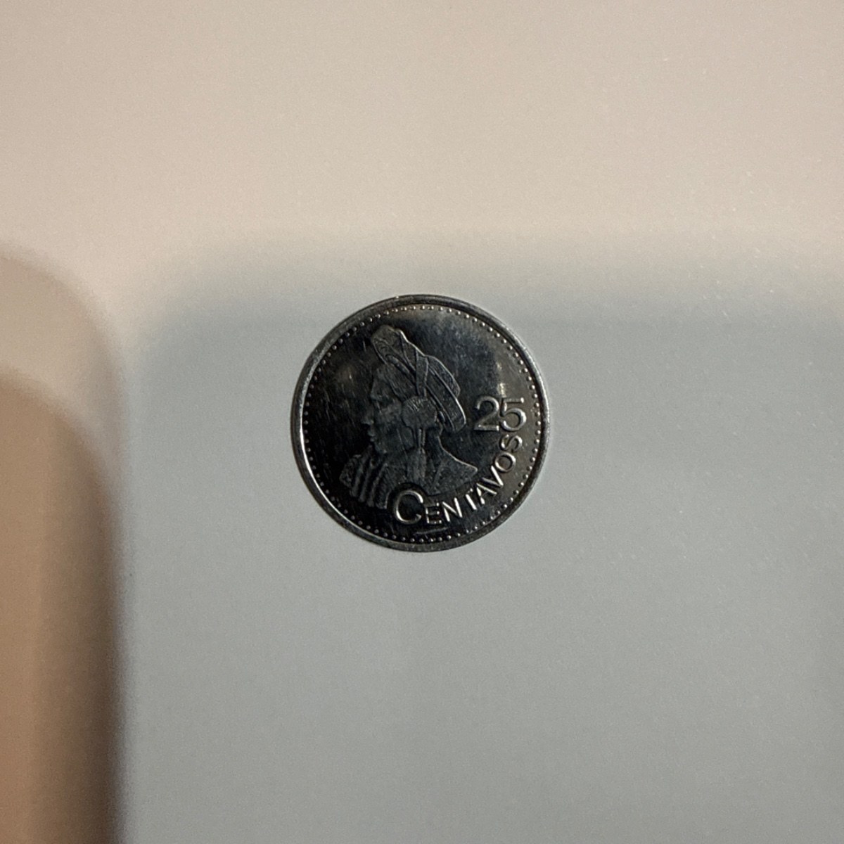 Reverso de 25 Centavos, 2022, Guatemala · República de Guatemala