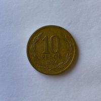 Anverso de 10 Pesos, 1984