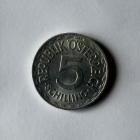 Anverso de 5 Schilling, 1952