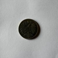 Reverso de 10 Hellers, 1893