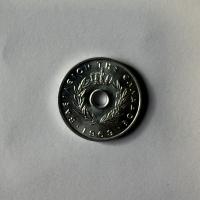 Reverso de 10 Leptá, 1969