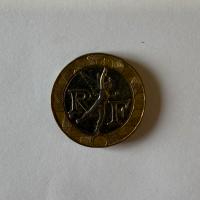 Reverso de 10 Francos, 1991