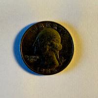 Reverso de 1/4 Dollar, 1974, 1982, 1984, 1986, 1991, 1992, 1993