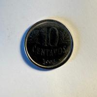 Anverso de 10 Centavos, 1994, 1996