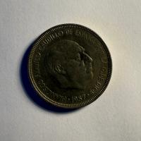 Reverso de 5 Pesetas, 1957