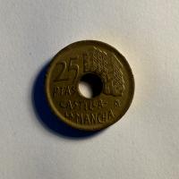 Anverso de 25 Pesetas, 1996