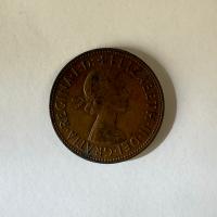 Reverso de 1 Penny, 1964