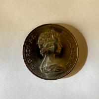 Reverso de 25 Pence, 1972