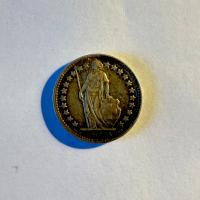 Reverso de 1/2 Franco, 1942, 1951