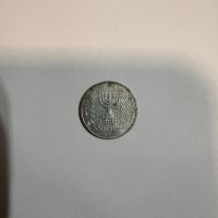 Reverso de 5 Nuevos Agorot, 1980