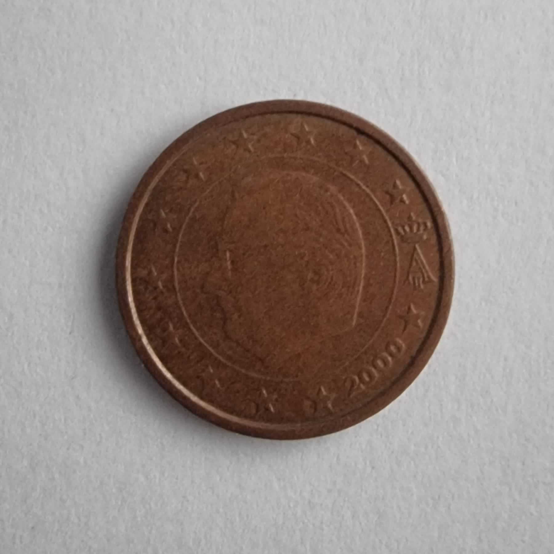 Anverso de 2 Cents, 2000