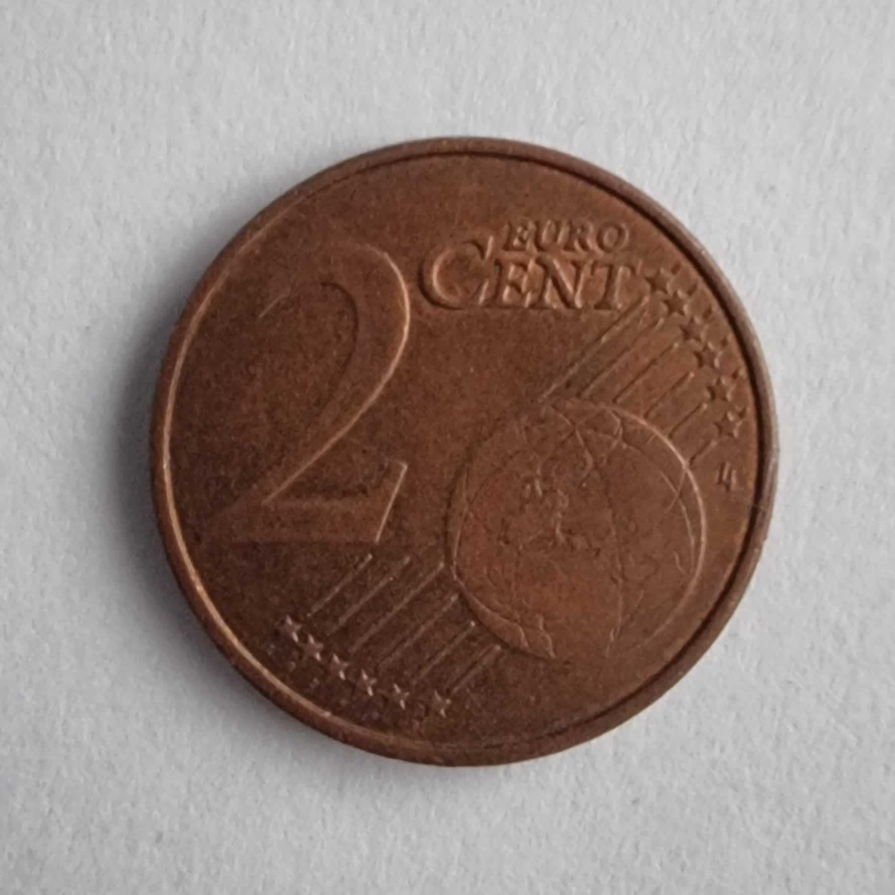 Reverso de 2 Cents, 2000