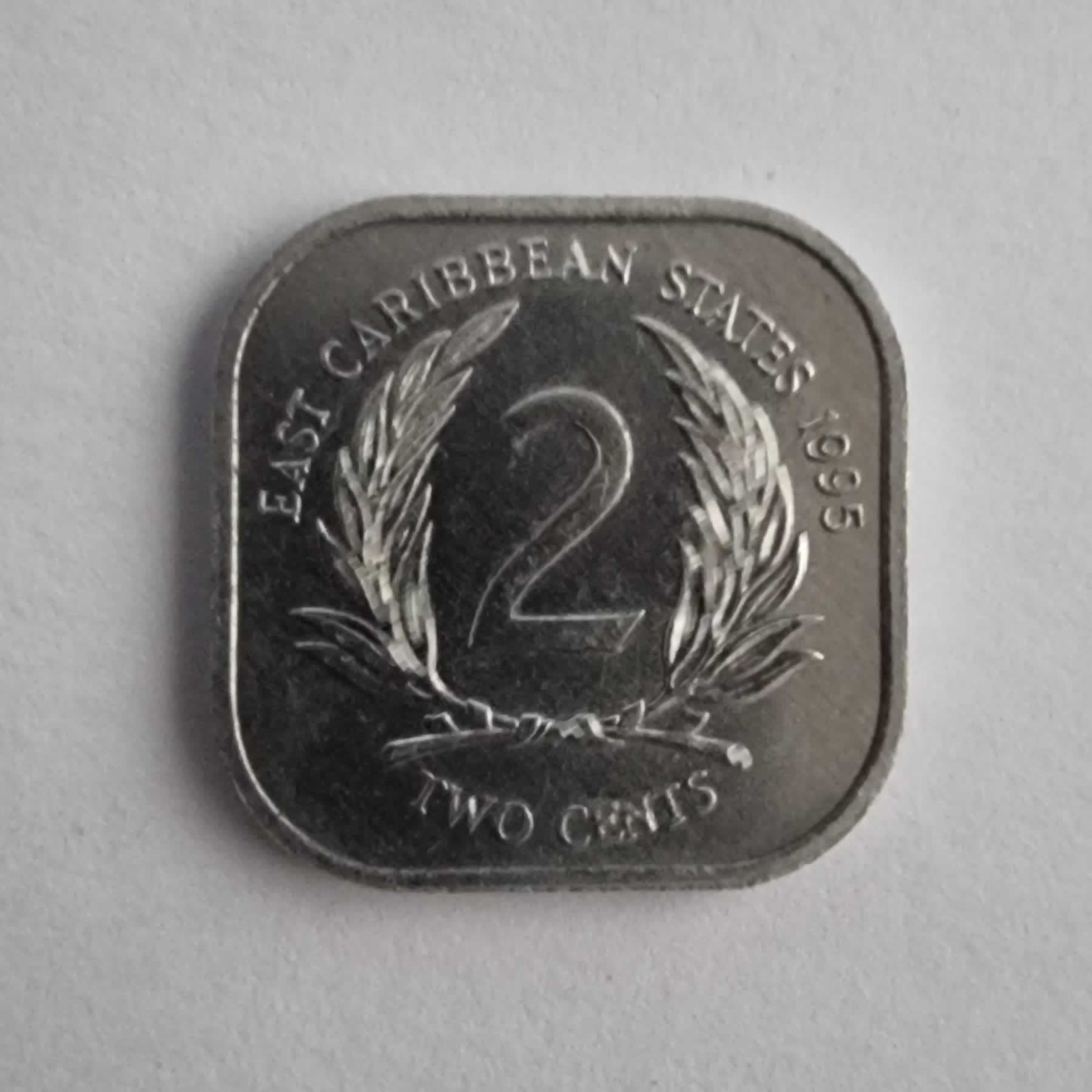 Reverso de 2 Cents, 1995