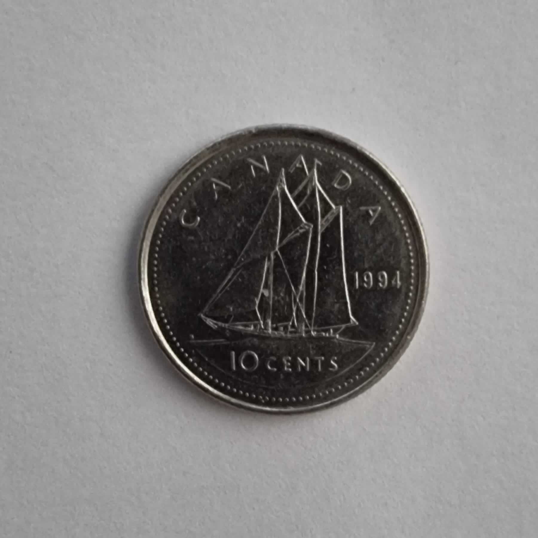 Reverso de 10 Cents, 1994