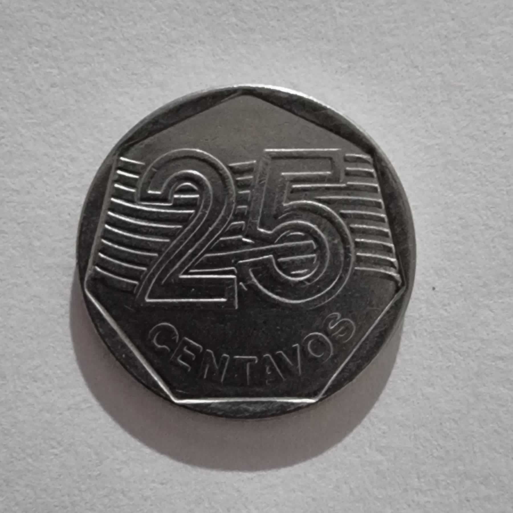 Reverso de 25 Centavos, 1994