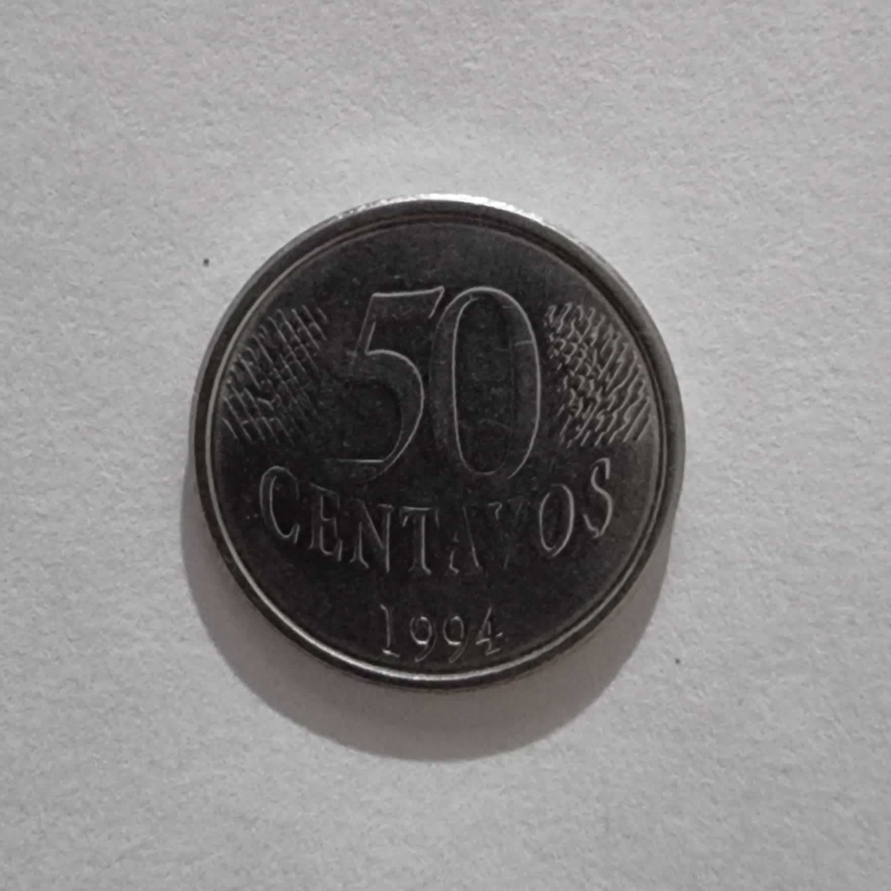 Reverso de 50 Centavos, 1994
