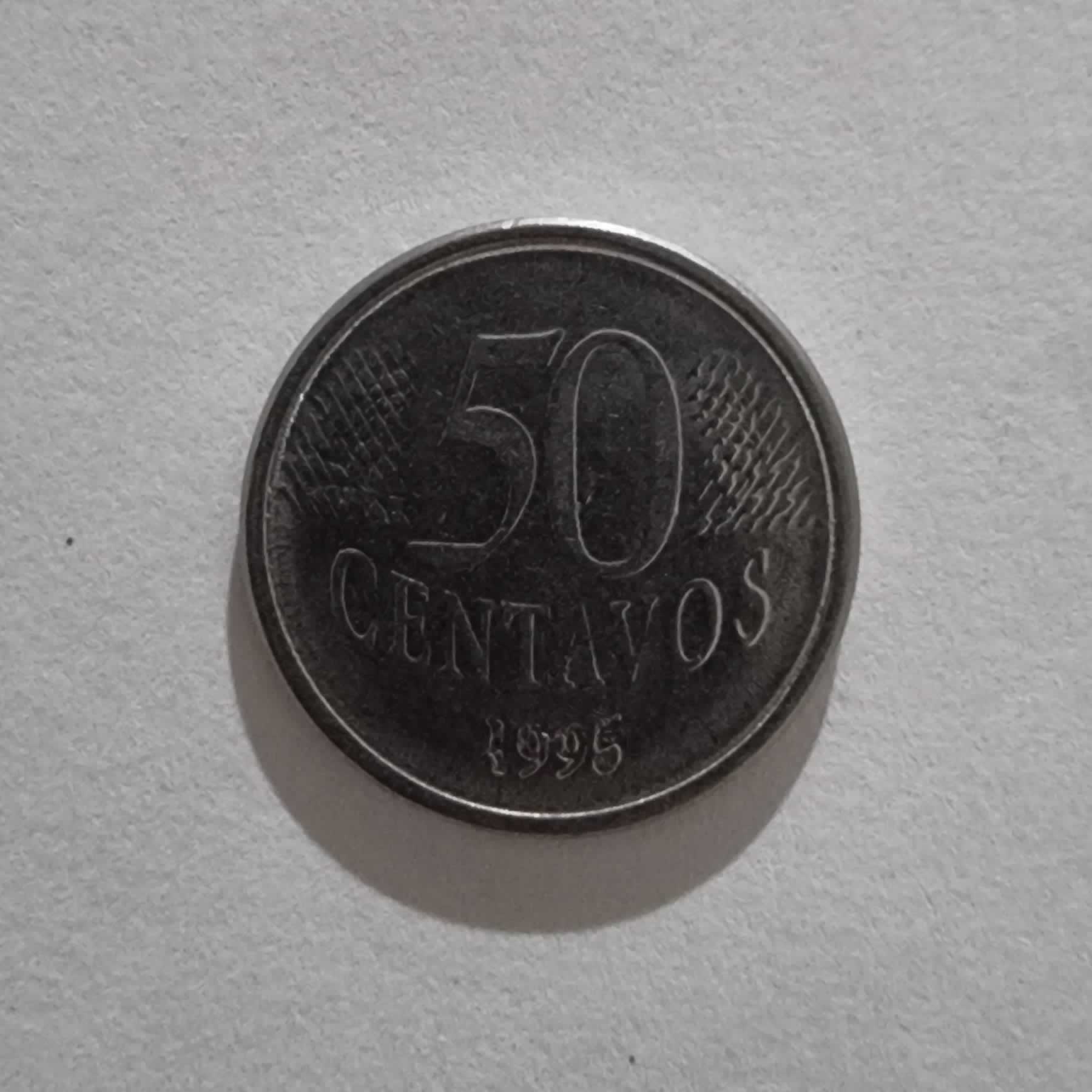Reverso de 50 Centavos, 1995