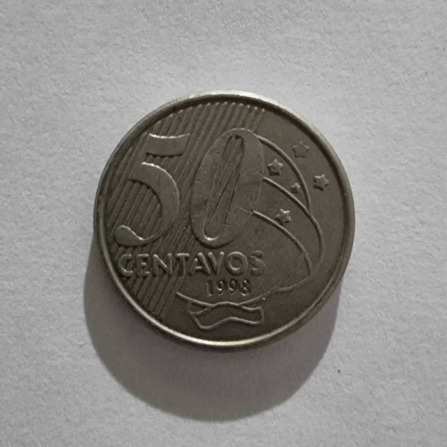 Reverso de 50 Centavos, 1998