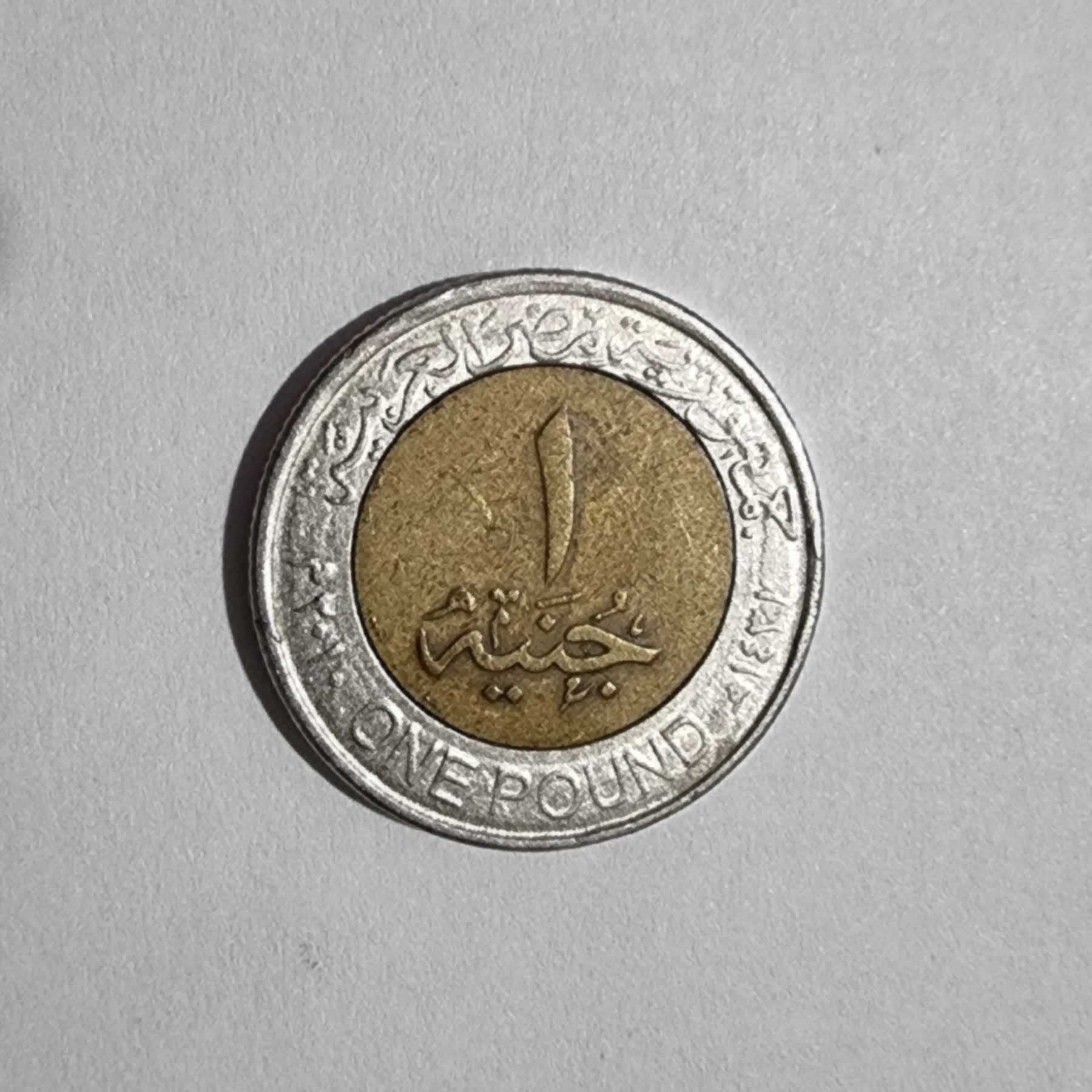 Reverso de 1 Pound, 2007 / 2010