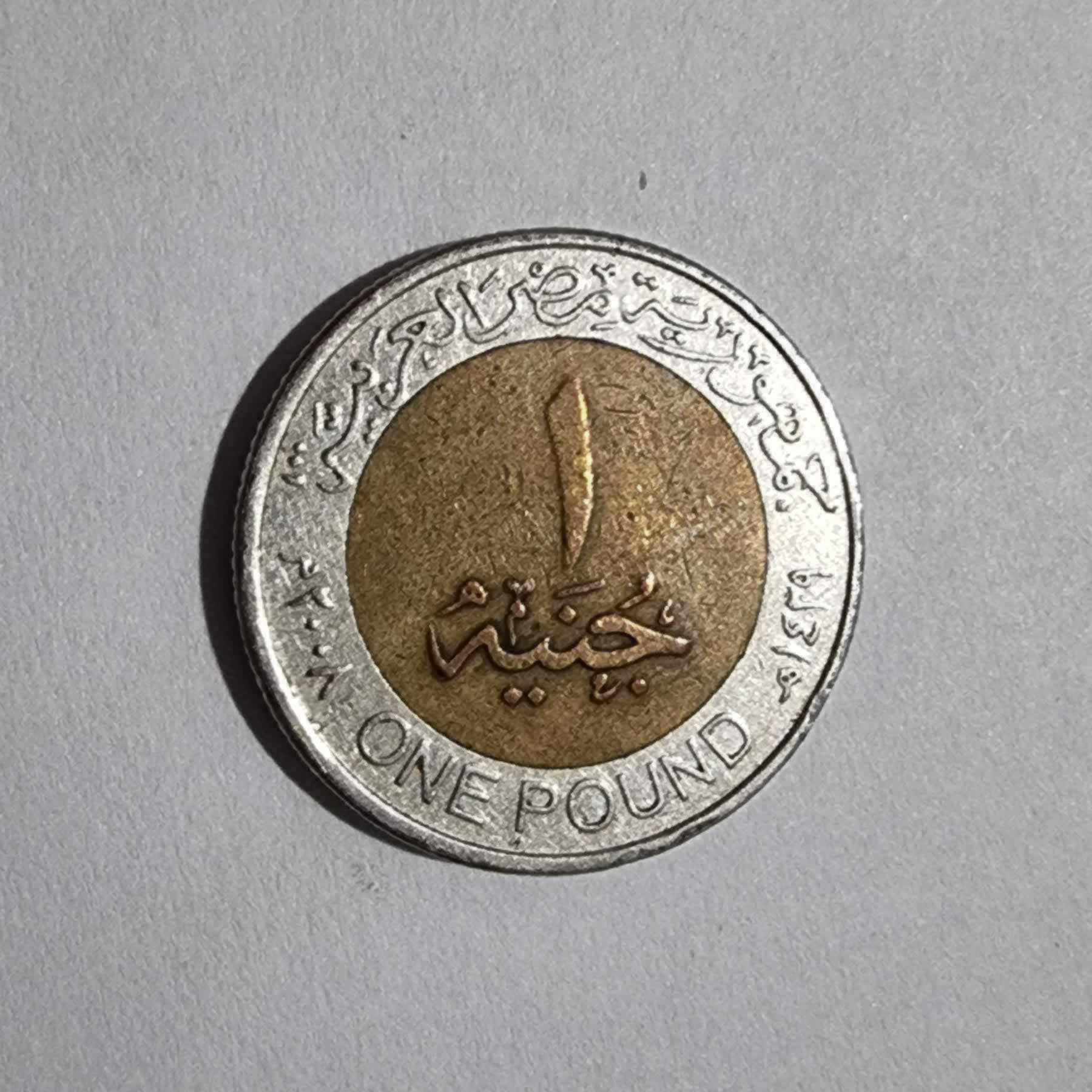 Reverso de 1 Pound, 2007 / 2010