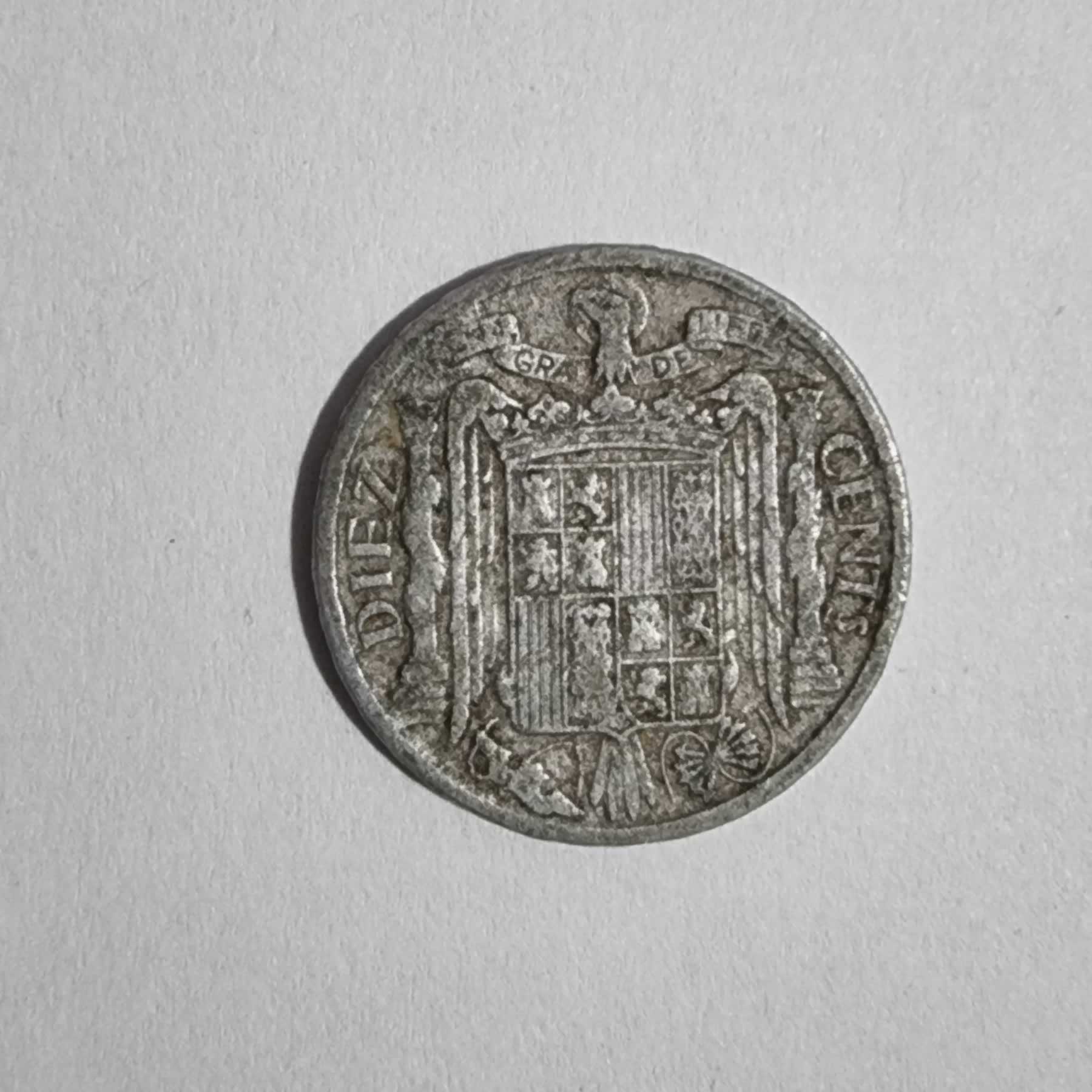 Reverso de 10 Cents, 1941 (PLUS)