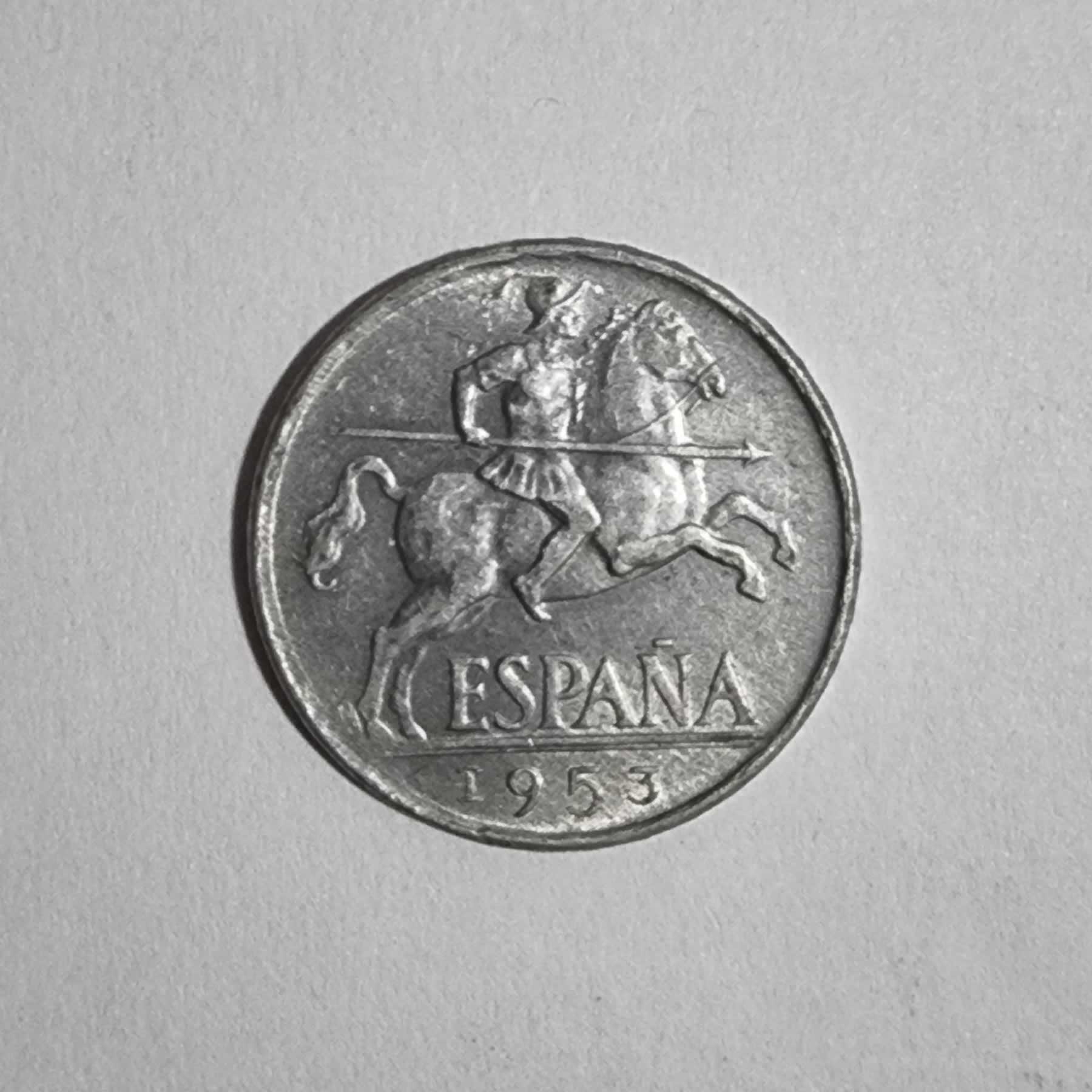 Anverso de 10 Cents, 1953