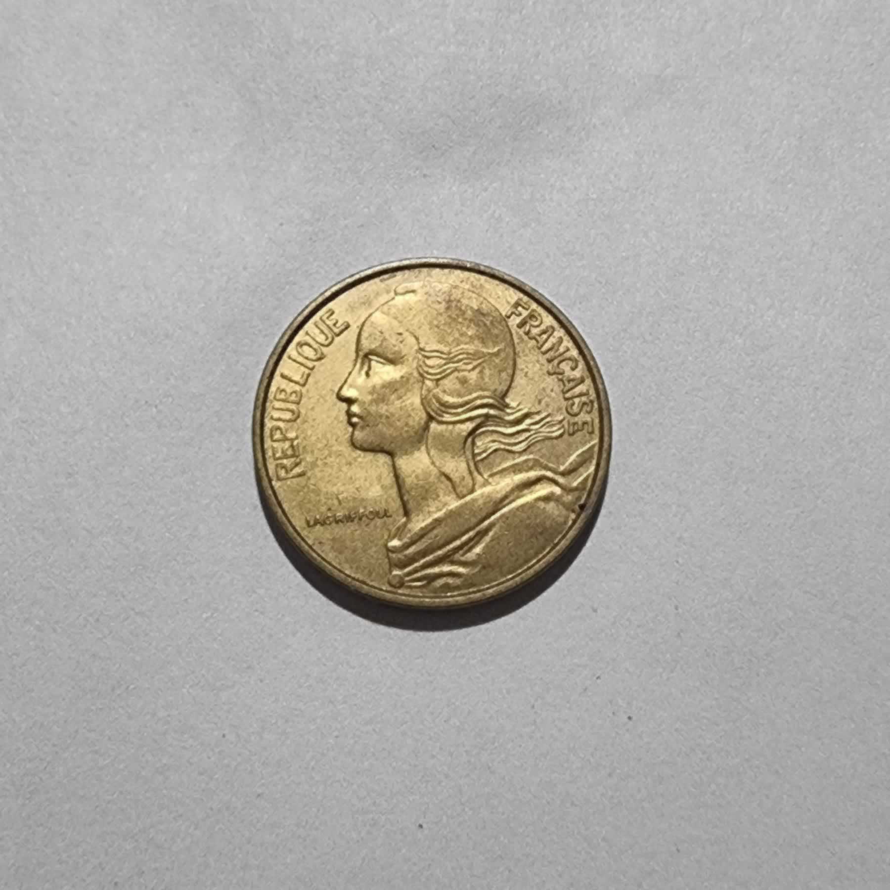 Anverso de 50 Centimes, 1962, Francia · 5ta República