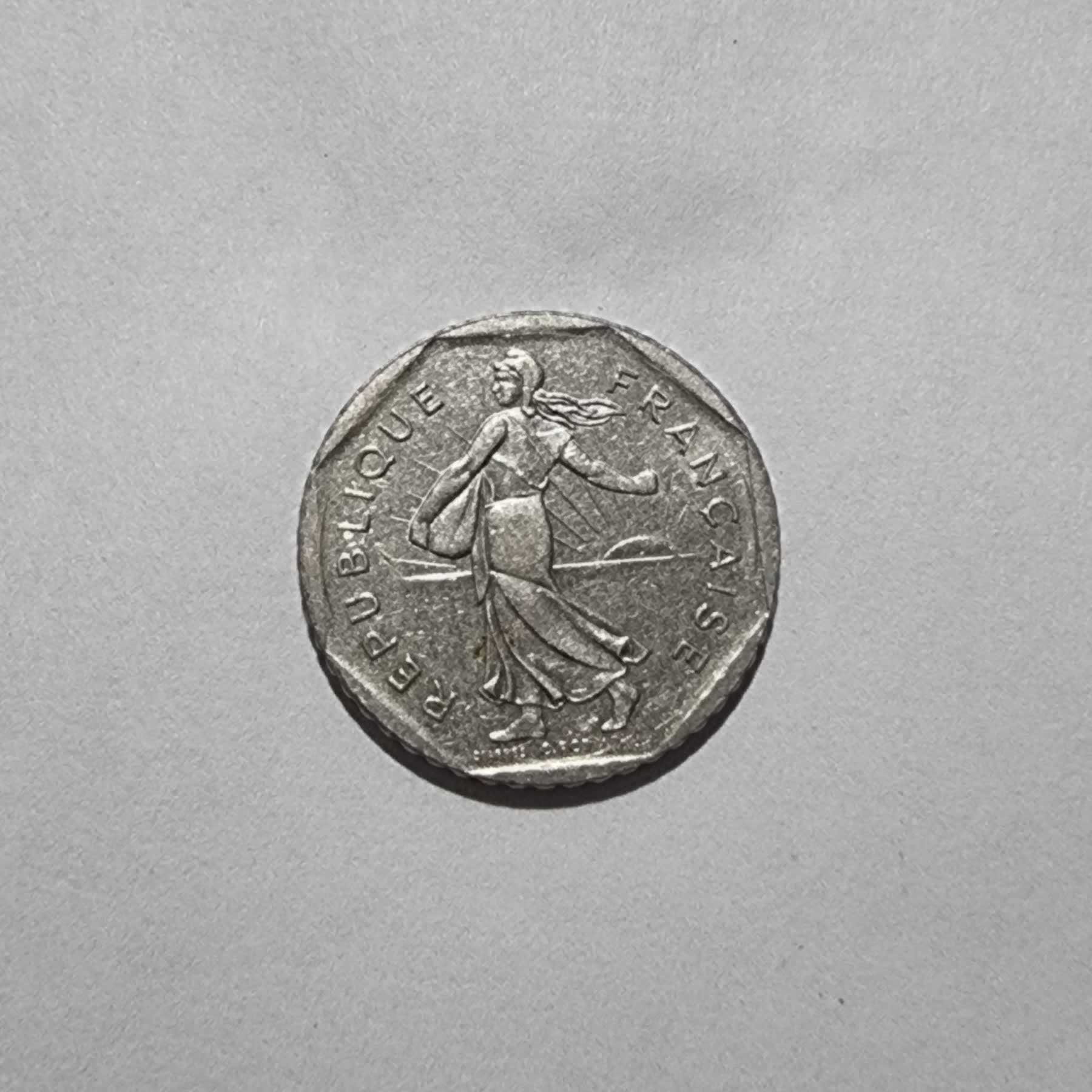 Anverso de 2 Francs, 1997