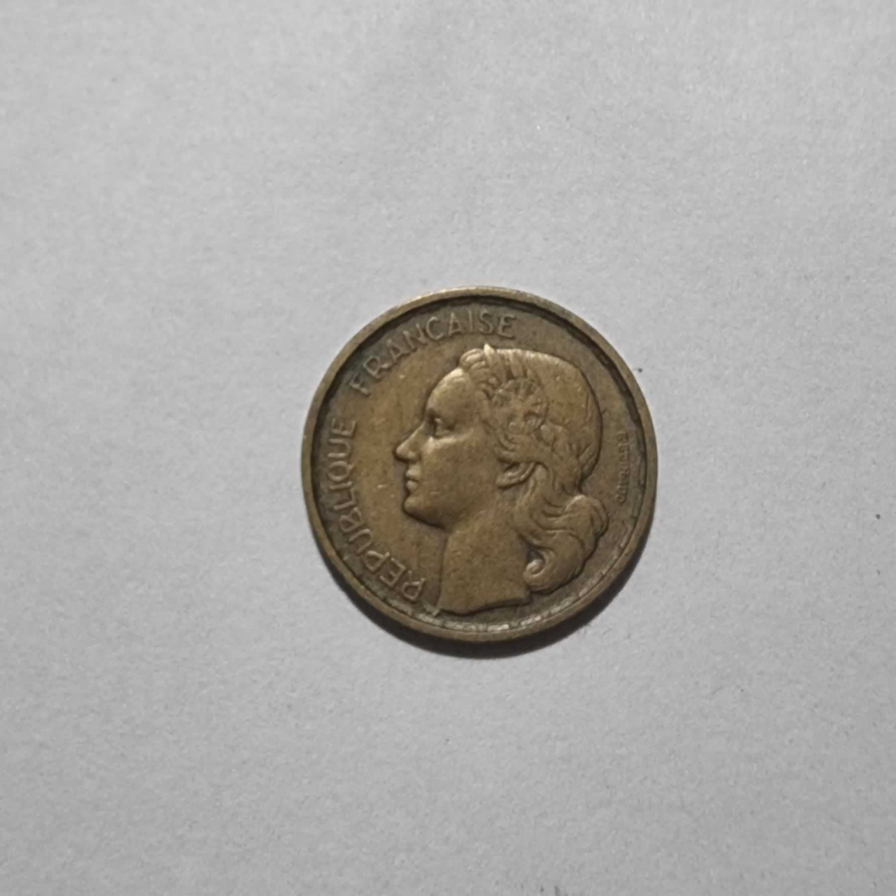 Anverso de 10 Francs, 1951 B