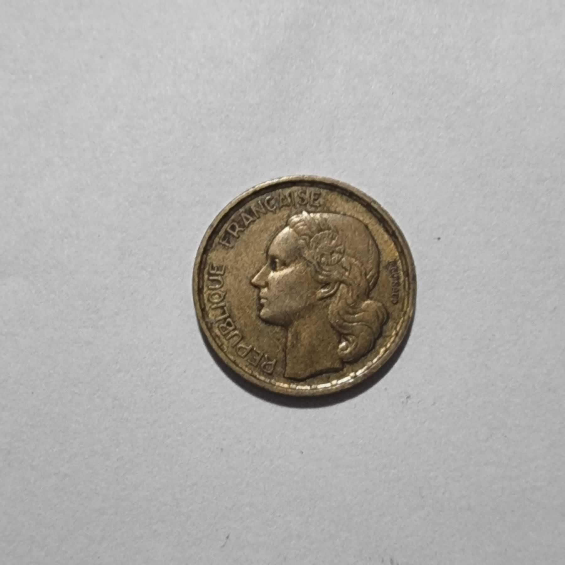 Anverso de 10 Francs, 1952