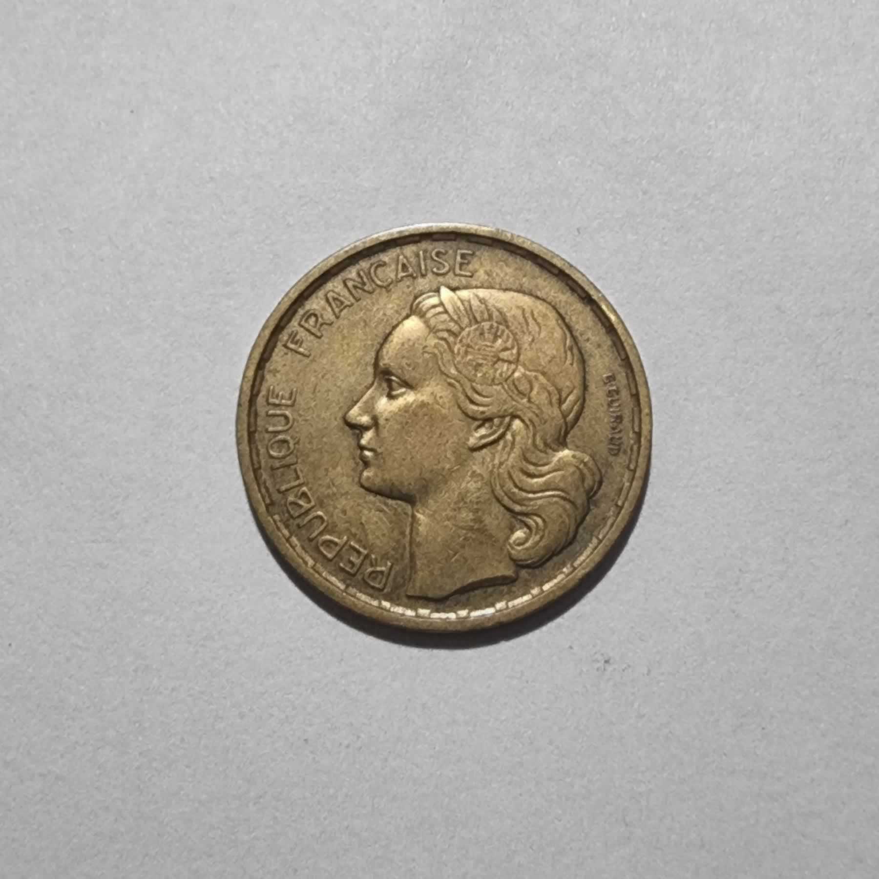 Anverso de 20 Francs, 1950