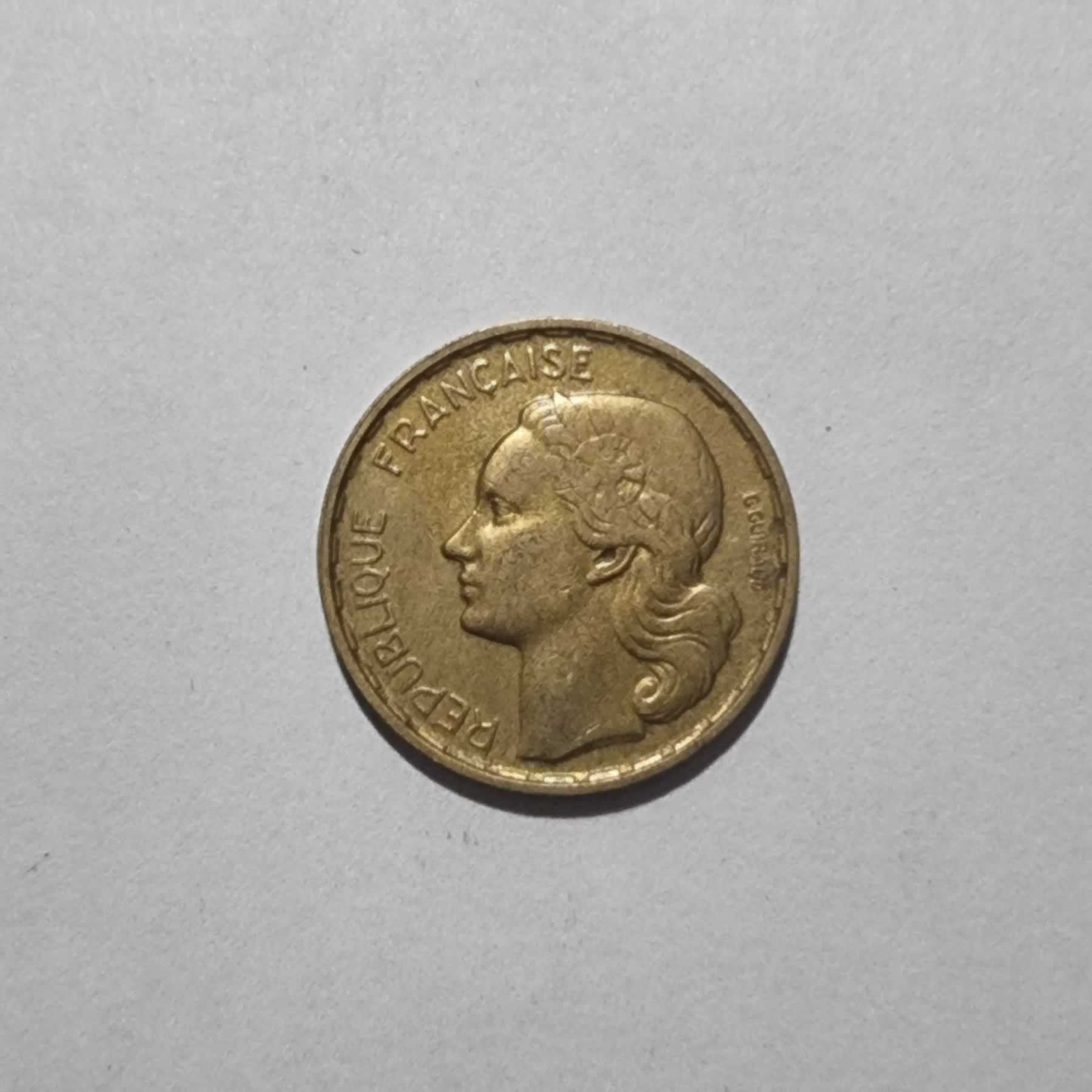 Anverso de 20 Francs, 1951