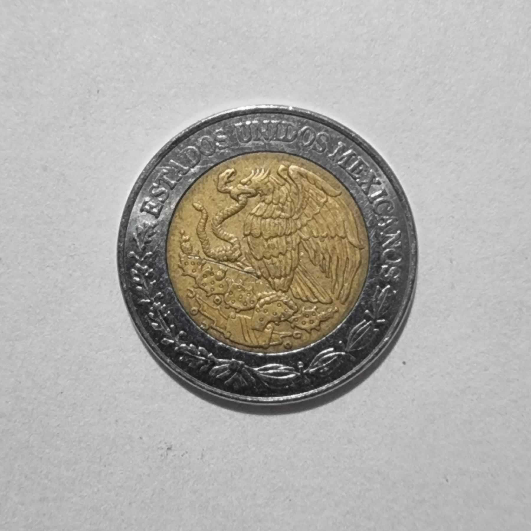 Anverso de 1 Peso, 2015 Mo