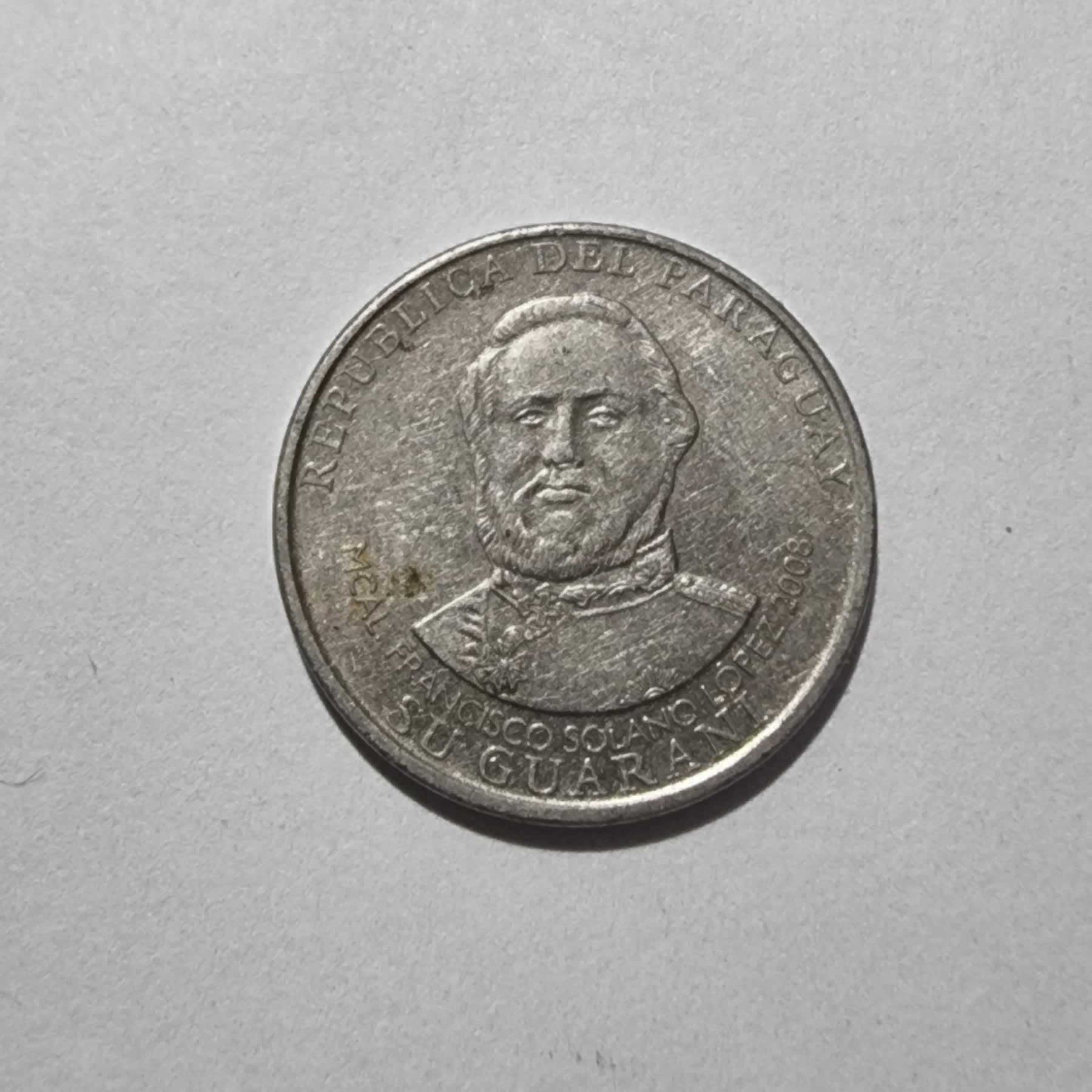 Anverso de 1000 Guaraníes, 2008